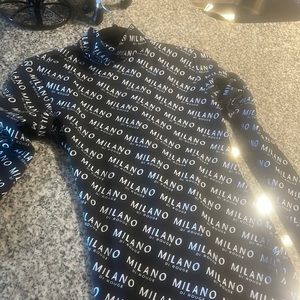 Ankle length Milano long sleeve dress